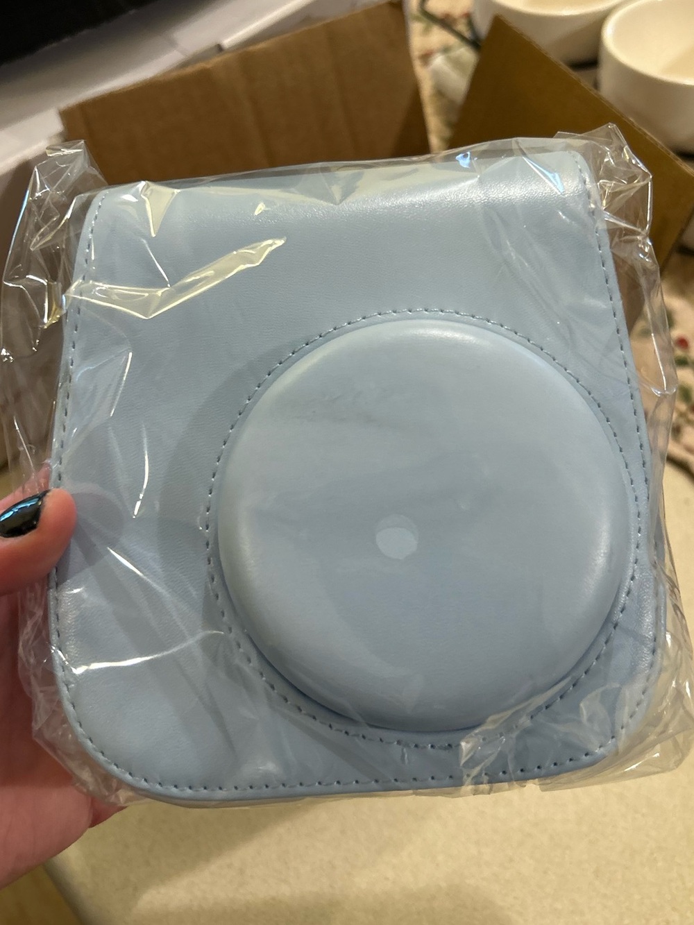 Light Blue Polaroid Camera Case